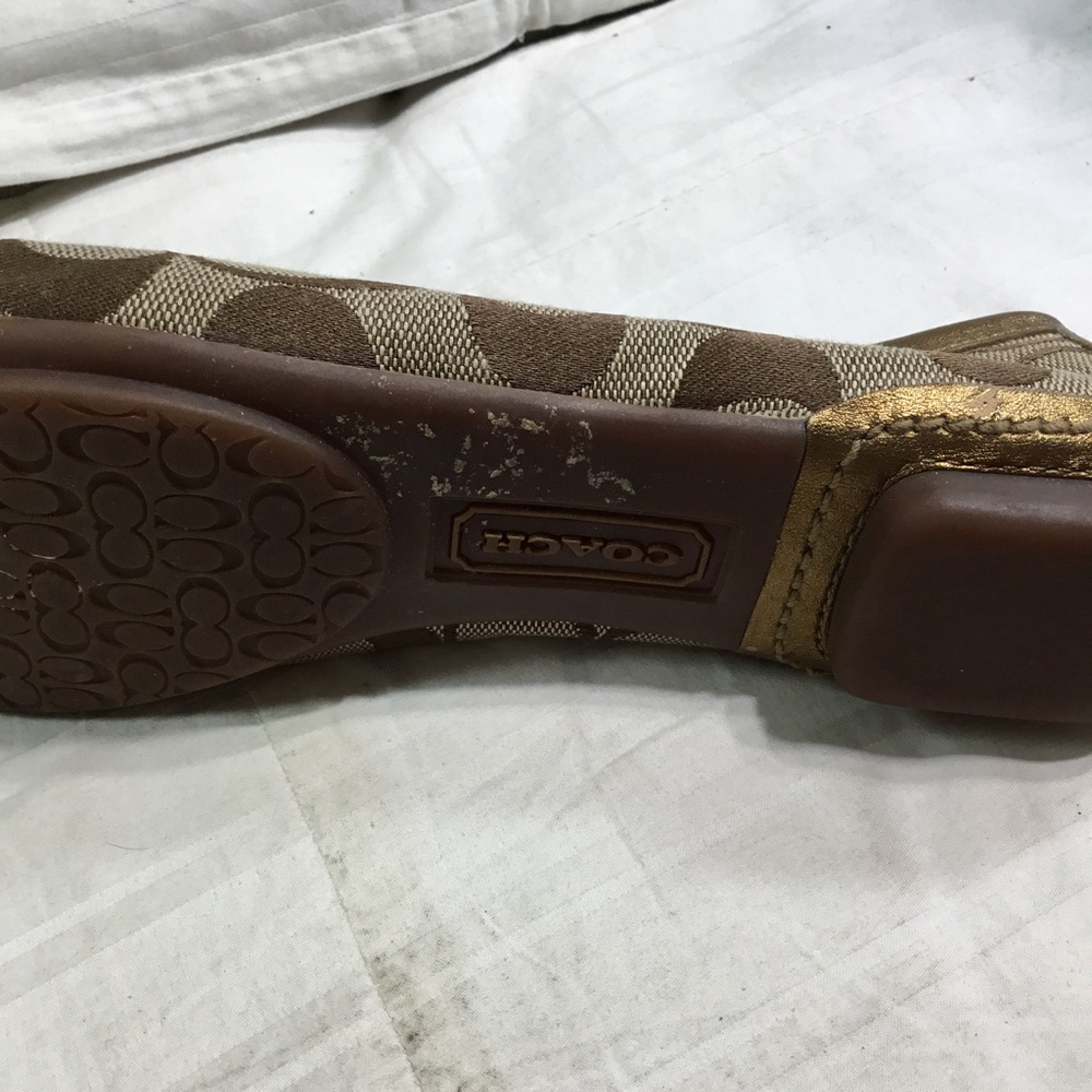 Coach fabric loafers, size 6.5 M, never worn - Picture 5 of 6